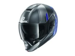 Shark Evojet Vyda Mat Antraciet Blauw Zwart ABK -Shark Helm Korting 60783