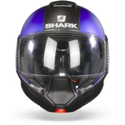 Shark Evojet Karonn Mat Zwart Zilver Blauw KSB Systeemhelm -Shark Helm Korting Shark evojet karonn mat black silver blue.01