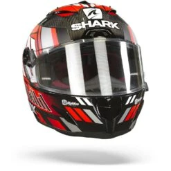Shark Race-R Pro Carbon Zarco Speedblock Carbon Rood Wit DRW Integraalhelm