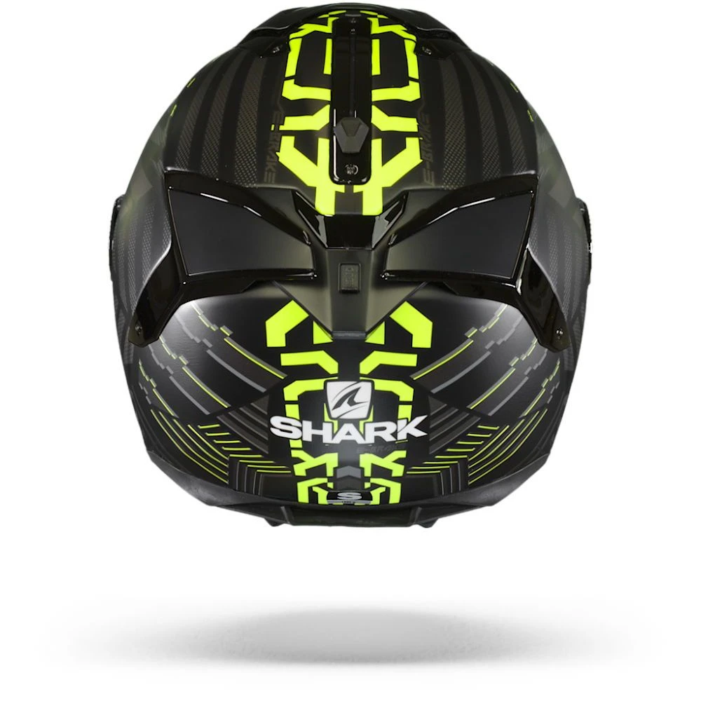 Shark Spartan GT Bcl. Micr. E-Brake Mat Mat Zwart Geel Antraciet KYA Integraalhelm 6 Shark Spartan GT Bcl. Micr. E-Brake Mat Mat Zwart Geel Antraciet KYA Integraalhelm - Afbeelding 6