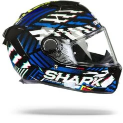 Shark Spartan GT Bcl. Micr. E-Brake Zwart Geel Blauw KYB Integraalhelm -Shark Helm Korting Shark spartan gt bcl micr e brake black yellow blue.29