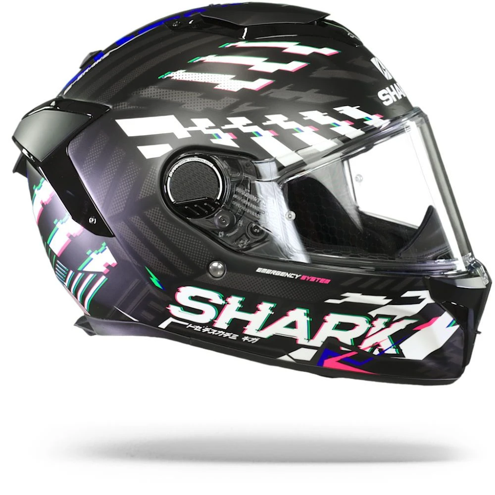 Shark Spartan GT Bcl. Micr. E-Brake Mat Mat Zwart Blauw Antraciet KBA Integraalhelm 1 Shark Spartan GT Bcl. Micr. E-Brake Mat Mat Zwart Blauw Antraciet KBA Integraalhelm