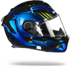 Shark Spartan GT Bcl. Micr. Replikan Zwart Chrom Blauw KUB Integraalhelm -Shark Helm Korting Shark spartan gt bcl micr replika black chrom blue kub.29