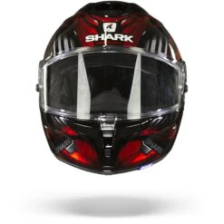 Shark Spartan GT Bcl. Micr. Replikan Zwart Chrom Rood KUR Integraalhelm -Shark Helm Korting Shark spartan gt bcl micr replikan black chrom red kur.01