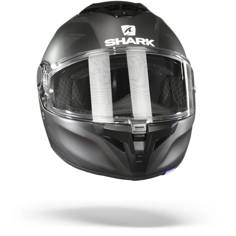 Shark Spartan GT Blank Mat Bcl. Micr. Zwart Antraciet Anthracite KAA Integraalhelm 4 Shark Spartan GT Blank Mat Bcl. Micr. Zwart Antraciet Anthracite KAA Integraalhelm - Afbeelding 4