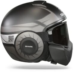 Shark Street Drak Tribute Rm Mat Zwart Chrom Zilver KUS Jethelm -Shark Helm Korting Shark street drak tribute rm matt black chrom silver kus.29