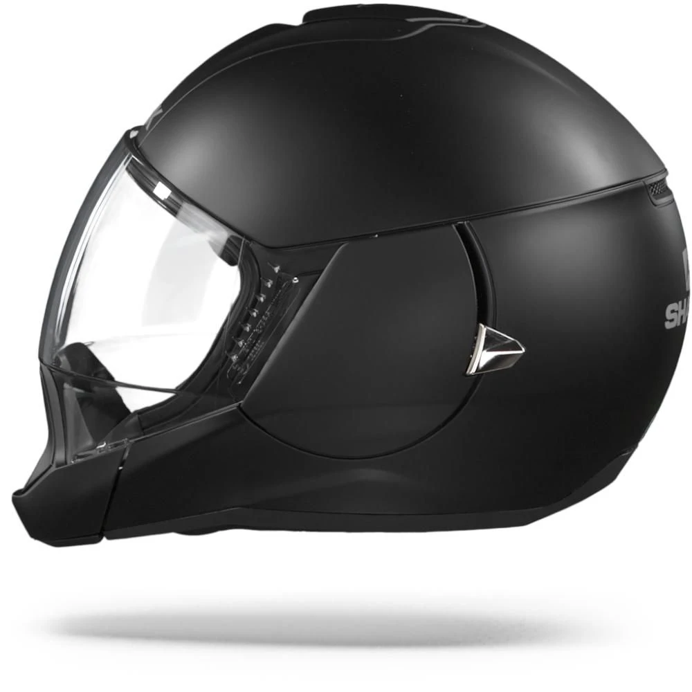 Shark Evojet KMA Blank Mat Zwart Systeemhelm 3 Shark Evojet KMA Blank Mat Zwart Systeemhelm - Afbeelding 3