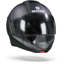 Shark Evojet Vyda Mat Antraciet Blauw Zwart ABK -Shark Helm Korting SharkEvojetVydaMatABK.35