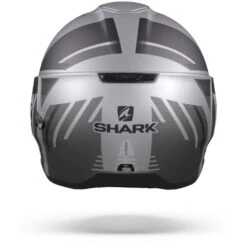 Shark Evojet Vyda Mat Zilver Antraciet Zwart SAK Systeemhelm -Shark Helm Korting SharkEvojetVydaMatSAK.19