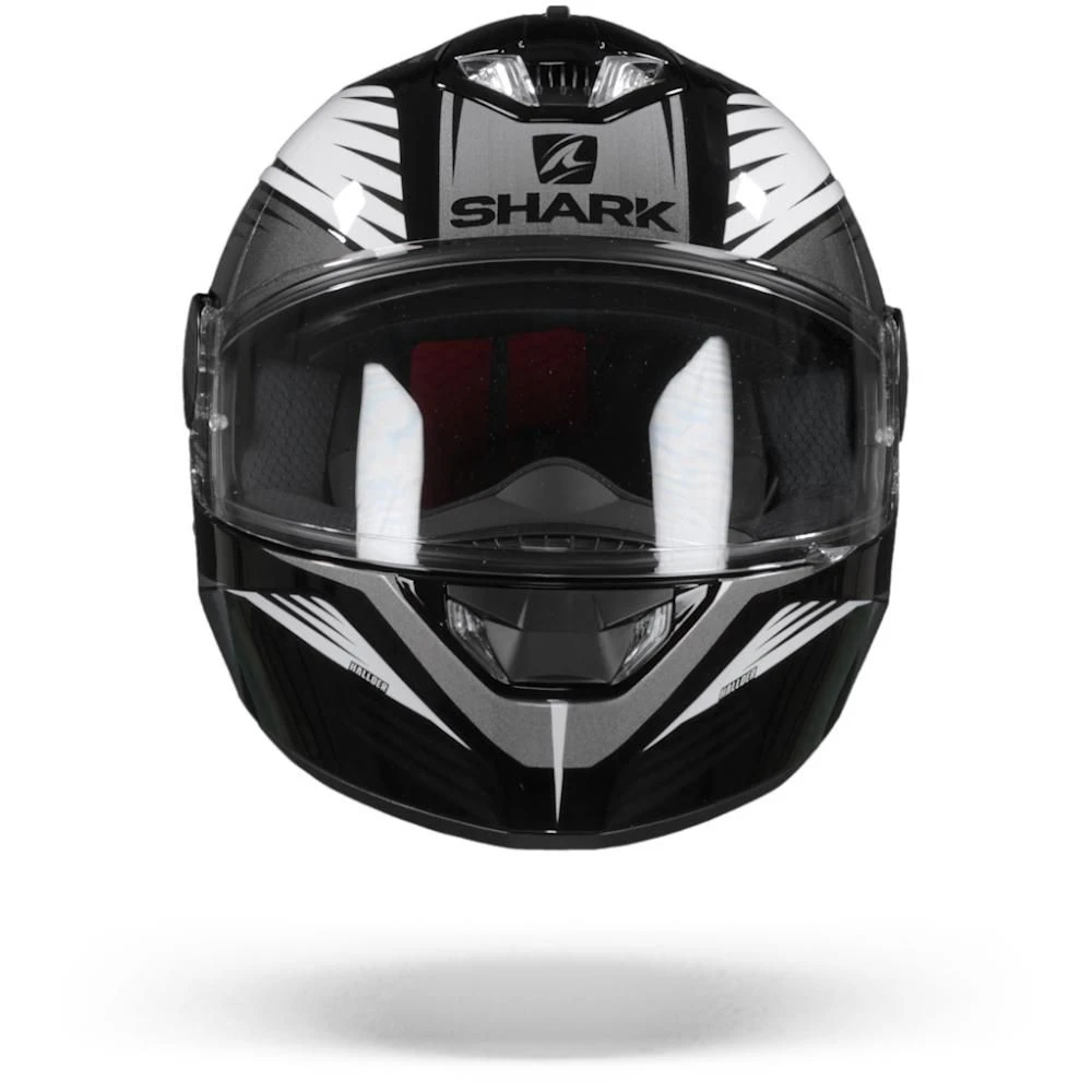 Shark Skwal 2.2 Hallder Zwart Wit Antraciet Integraalhelm 6 Shark Skwal 2.2 Hallder Zwart Wit Antraciet Integraalhelm - Afbeelding 6