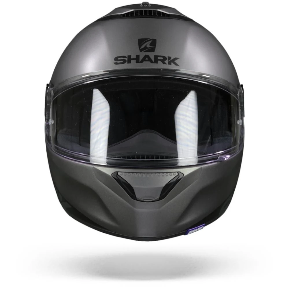 Shark Spartan 1.2 Blank Zwart Antraciet Matt AMA 5 Shark Spartan 1.2 Blank Zwart Antraciet Matt AMA - Afbeelding 5