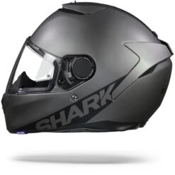 Shark Spartan 1.2 Blank Zwart Antraciet Matt AMA 13 Shark Spartan 1.2 Blank Zwart Antraciet Matt AMA -Shark Helm Korting SharkSpartanBlankMattAMA.11