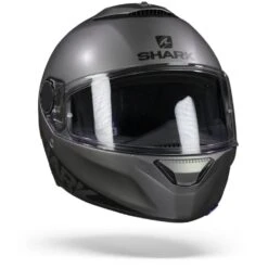 Shark Spartan 1.2 Blank Zwart Antraciet Matt AMA 12 Shark Spartan 1.2 Blank Zwart Antraciet Matt AMA -Shark Helm Korting SharkSpartanBlankMattAMA.35