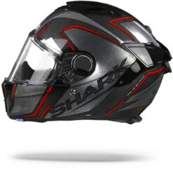 Shark Spartan GT Carbon Kromium DUR Carbon Chroom Rood Integraalhelm -Shark Helm Korting SharkSpartanGTKromiumDUR.11