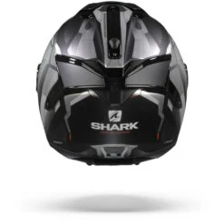 Shark Spartan GT Replican Mat KUS Zwart Chrome Zilver Integraalhelm -Shark Helm Korting SharkSpartanGTReplikanKUS.19