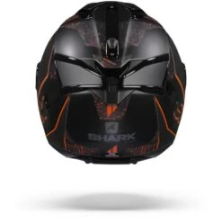 Shark Spartan GT Ryser Mat Zwart Antraciet Oranje Integraalhelm -Shark Helm Korting SharkSpartanGTRyserMatKAO.19