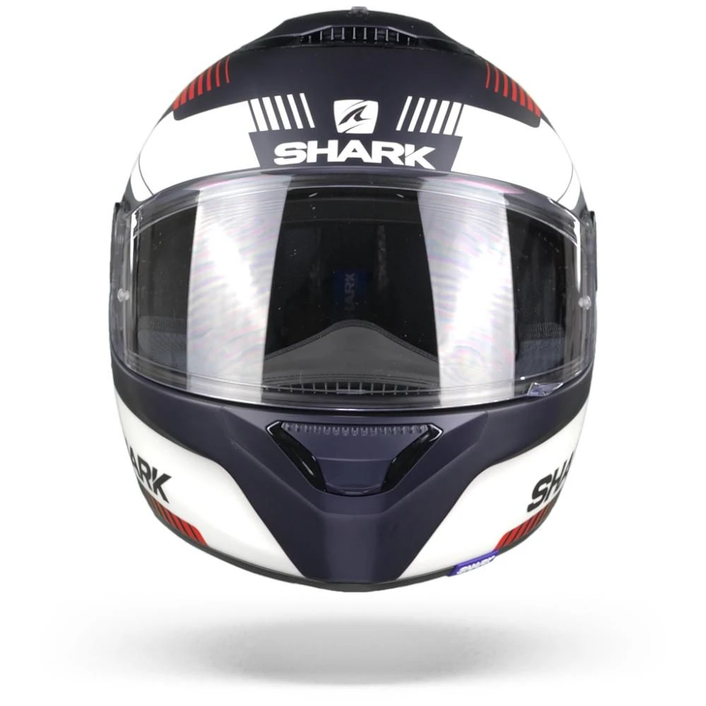 Shark Spartan 1.2 Strad Mat Blauw Wit Rood BWR 4 Shark Spartan 1.2 Strad Mat Blauw Wit Rood BWR - Afbeelding 4