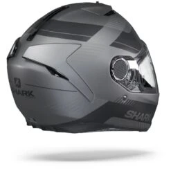 Shark Spartan 1.2 Strad Mat Zwart Antraciet Zilver Integraalhelm -Shark Helm Korting Shark spartan 1.2 strad man anthracite black silver.24