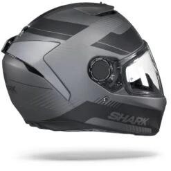 Shark Spartan 1.2 Strad Mat Zwart Antraciet Zilver Integraalhelm -Shark Helm Korting Shark spartan 1.2 strad man anthracite black silver.26