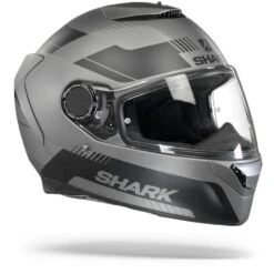 Shark Spartan 1.2 Strad Mat Antraciet Zwart Zilver Integraalhelm -Shark Helm Korting Shark spartan 1.2strad mat anthracite black silver.31