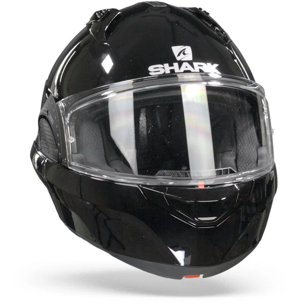 Shark Evo GT Blank Zwart Systeemhelm 6 Shark Evo GT Blank Zwart Systeemhelm - Afbeelding 6