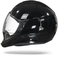Shark Evojet BLK Blank Zwart Systeemhelm -Shark Helm Korting Sharkevojetblankblack.11