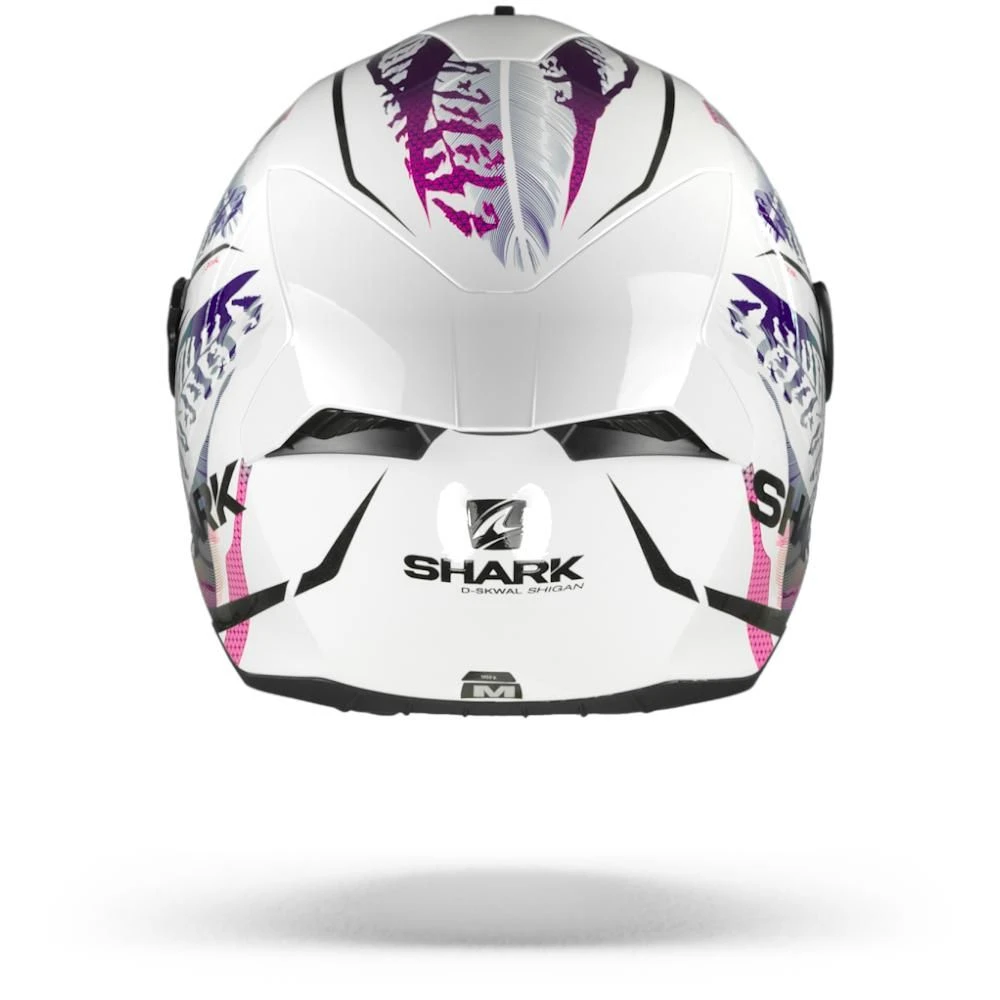 Shark D-Skwal 2 Shigan Wit Zwart Violet WKV Integraalhelm 6 Shark D-Skwal 2 Shigan Wit Zwart Violet WKV Integraalhelm - Afbeelding 6