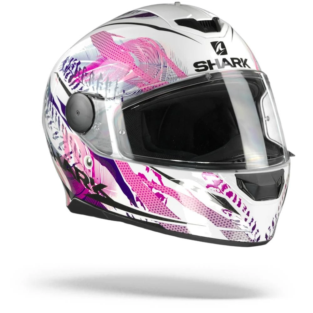 Shark D-Skwal 2 Shigan Wit Zwart Violet WKV Integraalhelm 1 Shark D-Skwal 2 Shigan Wit Zwart Violet WKV Integraalhelm