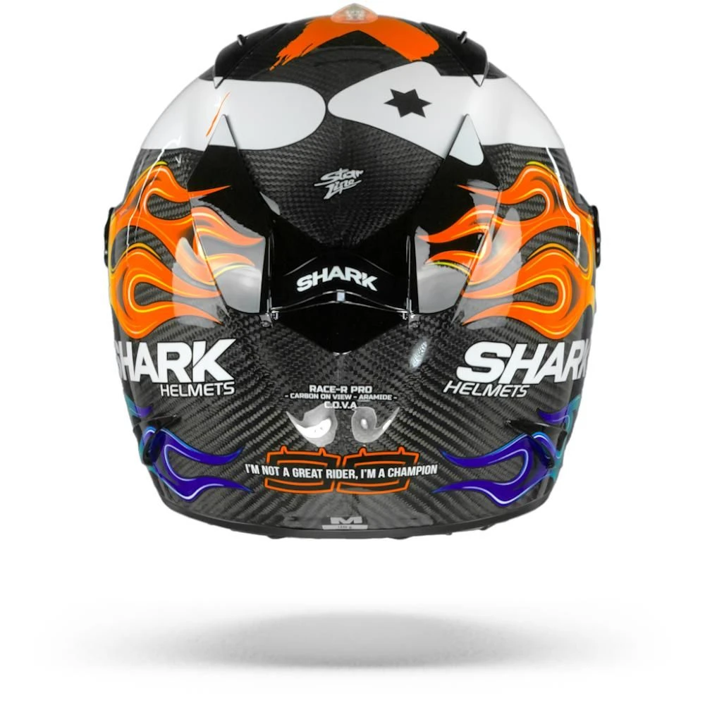 Shark Race-R Pro Carbon Lorenzo 2019 DBR Carbon Blauw Rood Integraalhelm 3 Shark Race-R Pro Carbon Lorenzo 2019 DBR Carbon Blauw Rood Integraalhelm - Afbeelding 3
