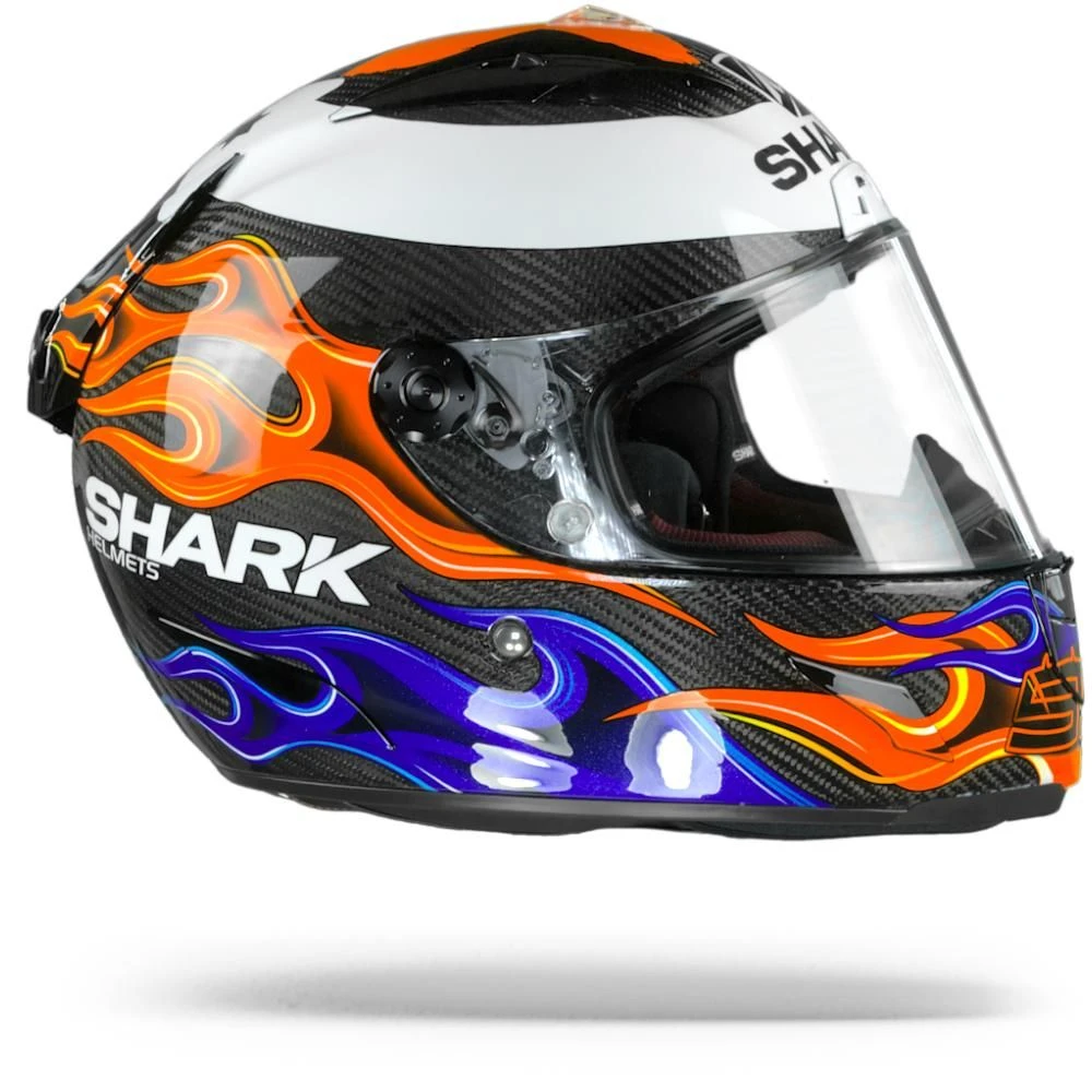 Shark Race-R Pro Carbon Lorenzo 2019 DBR Carbon Blauw Rood Integraalhelm 4 Shark Race-R Pro Carbon Lorenzo 2019 DBR Carbon Blauw Rood Integraalhelm - Afbeelding 4