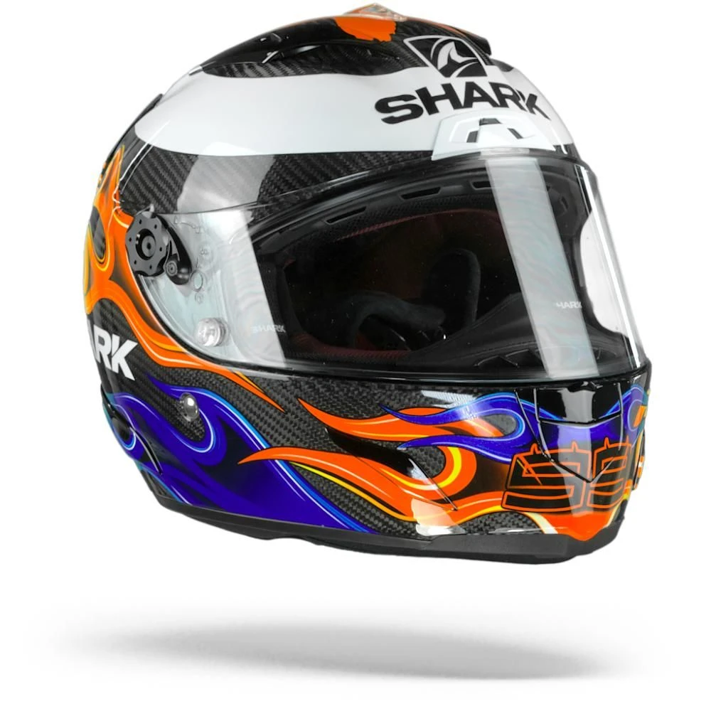 Shark Race-R Pro Carbon Lorenzo 2019 DBR Carbon Blauw Rood Integraalhelm 1 Shark Race-R Pro Carbon Lorenzo 2019 DBR Carbon Blauw Rood Integraalhelm