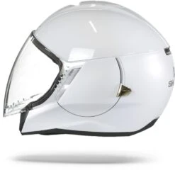 Shark Citycruiser Dual Blank Wit Zilver Glanzend W01 Jethelm -Shark Helm Korting shark citycruiser dual blank white silver glossy w01.11