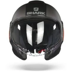 Shark Citycruiser Karonn Mat Zwart Antraciet Rood KAR Jethelm -Shark Helm Korting shark citycruiser karonn mat black anthracite red kar.01