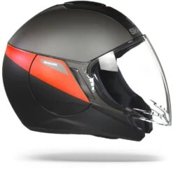 Shark Citycruiser Karonn Mat Zwart Antraciet Rood KAR Jethelm -Shark Helm Korting shark citycruiser karonn mat black anthracite red kar.29