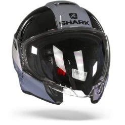 Shark Citycruiser Karonn Zilver Zilver Zwart SSK Jethelm -Shark Helm Korting shark citycruiser karonn silver silver black ssk.35