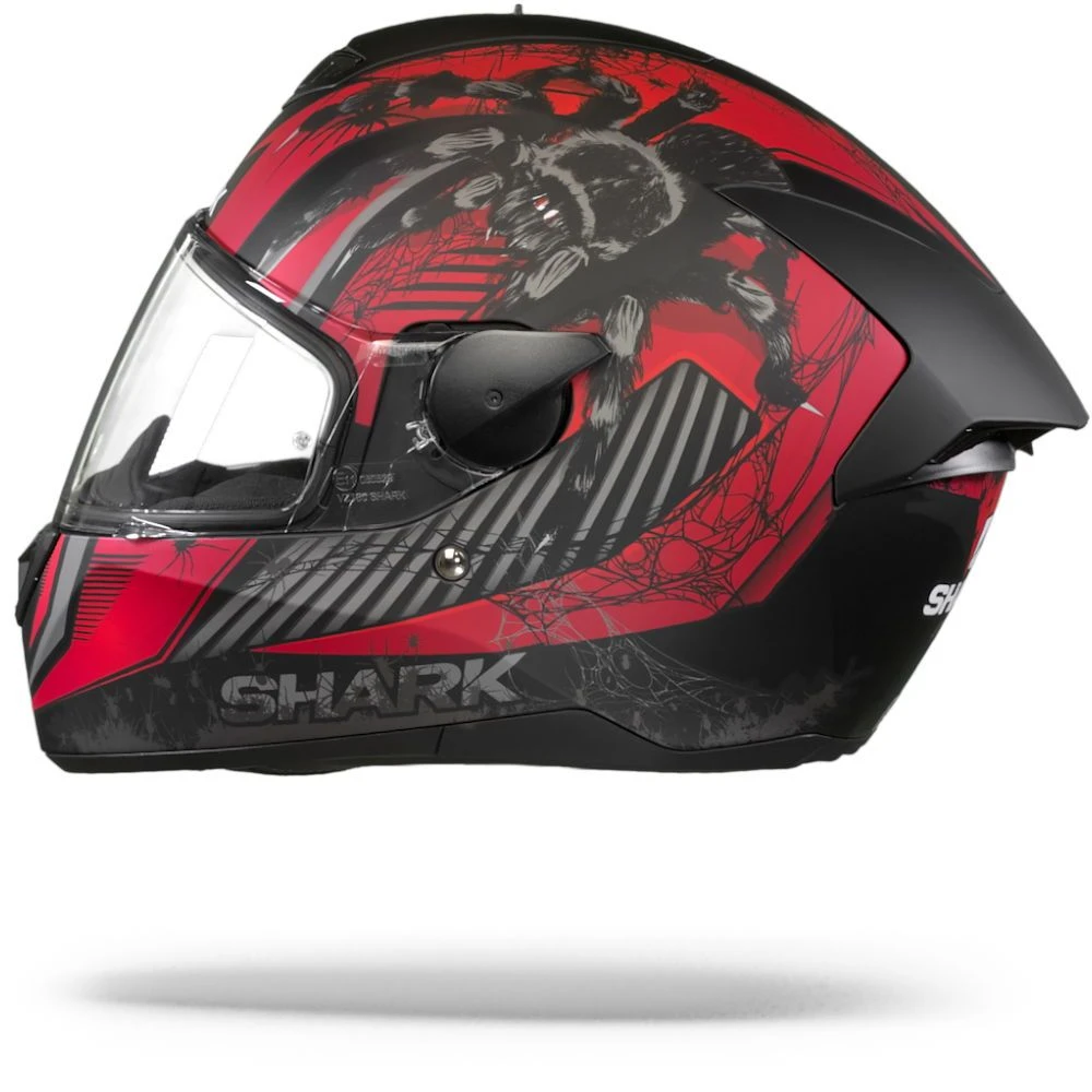 Shark D-Skwal 2 Atraxx Mat Zwart Rood Antraciet KRA Integraalhelm 2 Shark D-Skwal 2 Atraxx Mat Zwart Rood Antraciet KRA Integraalhelm - Afbeelding 2