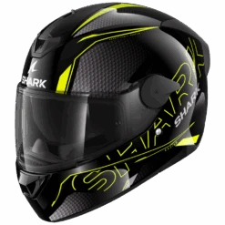 Shark D-Skwal 2 Cadium Zwart Geel Zwart KYK Integraalhelm -Shark Helm Korting shark d skwal 2 cadium black yellow black kyk