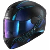 Shark D-Skwal 2 Cadium Mat Zwart Blauw Zwart KBK Integraalhelm