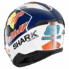 Shark D-Skwal 2 Replica Jorge Martin Wit Blauw Rood WBR Integraalhelm
