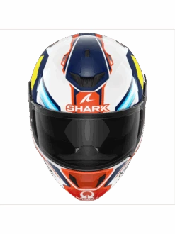 Shark D-Skwal 2 Replica Jorge Martin Wit Blauw Rood WBR Integraalhelm -Shark Helm Korting shark d skwal 2 replica jorge martin white blue red wbr 3