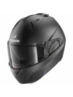 Shark Evo ES Blank Mat Gun Metal Mat A06 Systeemhelm -Shark Helm Korting shark evo es blank mat gun metal mat a06 1