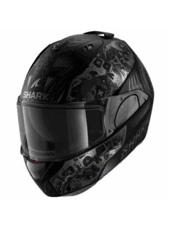 Shark Evo ES K-Rozen Mat Zwart Antraciet Antraciet KAA Systeemhelm -Shark Helm Korting shark evo es k rozen mat black anthracite anthracite kaa 1