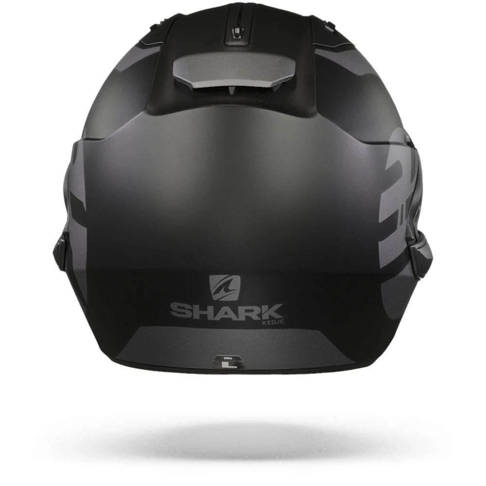 Shark Evo ES Kedje Mat Zwart Antraciet Zwart KAK Systeemhelm 6 Shark Evo ES Kedje Mat Zwart Antraciet Zwart KAK Systeemhelm - Afbeelding 6