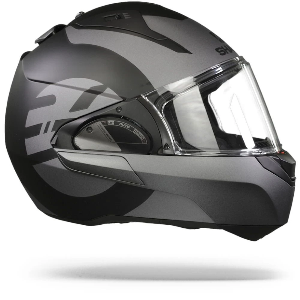 Shark Evo ES Kedje Mat Zwart Antraciet Zwart KAK Systeemhelm 1 Shark Evo ES Kedje Mat Zwart Antraciet Zwart KAK Systeemhelm