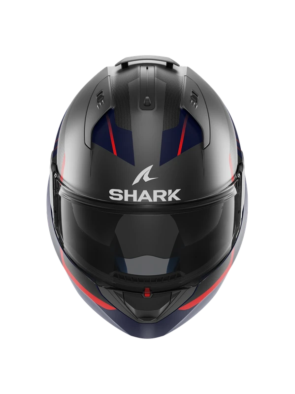 Shark Evo ES Kryd Mat Antraciet Blauw Rood ABR Systeemhelm 1 Shark Evo ES Kryd Mat Antraciet Blauw Rood ABR Systeemhelm