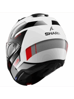 Shark Helm Korting -Shark Helm Korting shark evo es kryd white black red wkr 2