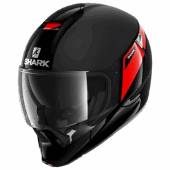 Shark Evojet Karonn Mat Zwart Rood Zwart KRK Systeemhelm 5 Shark Evojet Karonn Mat Zwart Rood Zwart KRK Systeemhelm -Shark Helm Korting shark evojet karonn mat black red black krk 1