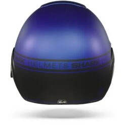 Shark Nano Street Neon Mat Blauw Zwart Blauw BKB Jethelm -Shark Helm Korting shark nano street neon mat blue black blue bkb.19