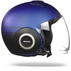 Shark Nano Street Neon Mat Blauw Zwart Blauw BKB Jethelm -Shark Helm Korting shark nano street neon mat blue black blue bkb.29