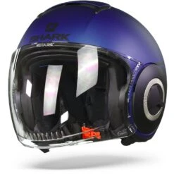 Shark Nano Street Neon Mat Blauw Zwart Blauw BKB Jethelm -Shark Helm Korting shark nano street neon mat blue black blue bkb frontpage
